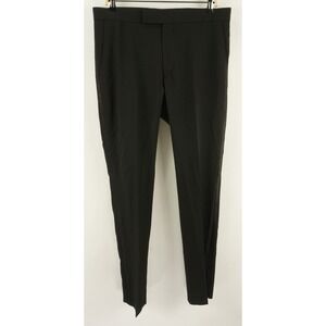 New $135 Kenneth Cole Reaction‎ Men's 35 x 33 Slim Black Techni-Cole Suit Pants